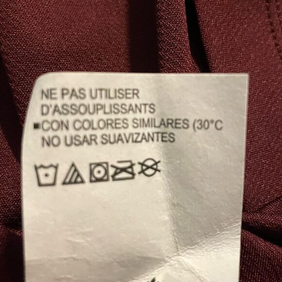 Under Armour The Performance Golf Tech Polo Shirt Maroon Knit Short Sleeve 3X - Picture 11 of 12